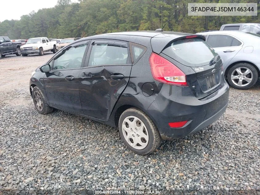 2013 Ford Fiesta Se VIN: 3FADP4EJ5DM146344 Lot: 40923884