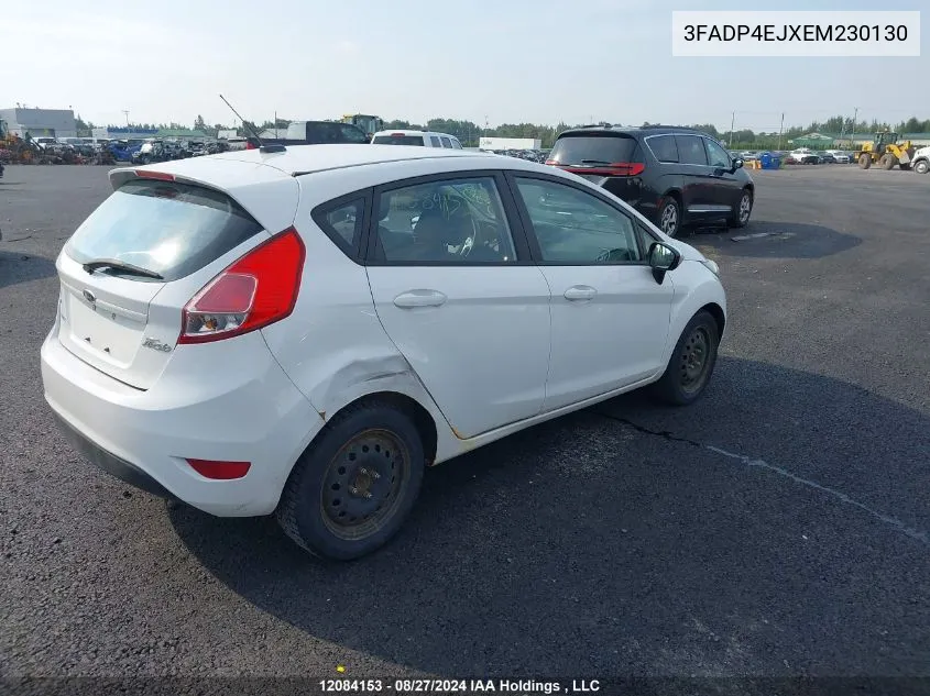 3FADP4EJXEM230130 2014 Ford Fiesta Se