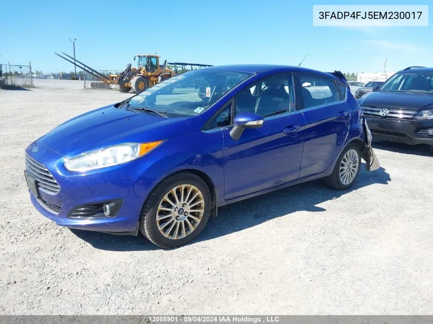 3FADP4FJ5EM230017 2014 Ford Fiesta Titanium