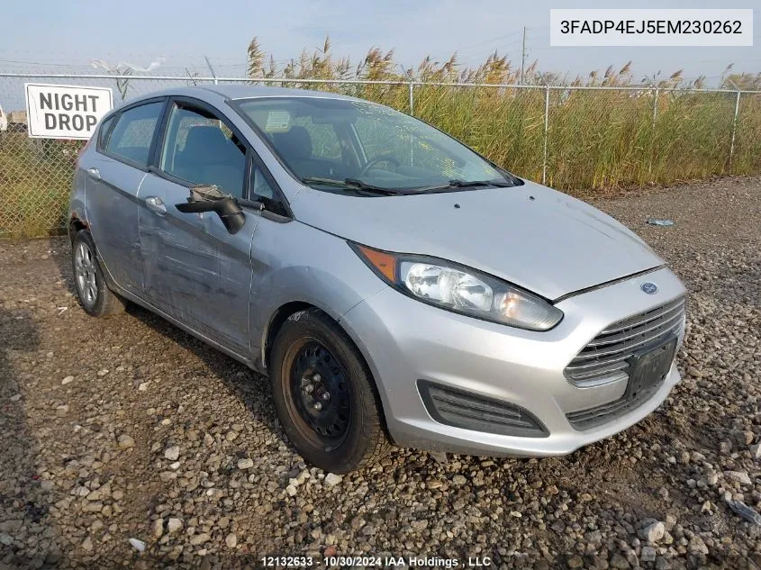 2014 Ford Fiesta Se VIN: 3FADP4EJ5EM230262 Lot: 12132633