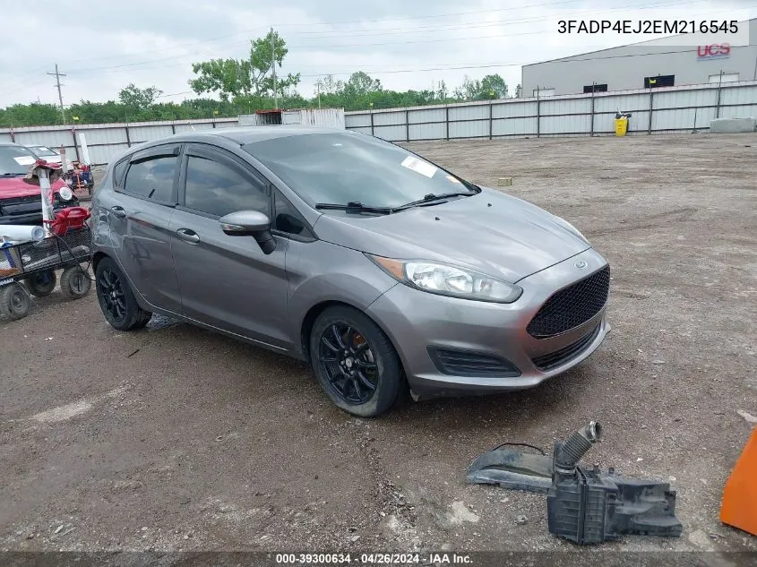 3FADP4EJ2EM216545 2014 Ford Fiesta Se