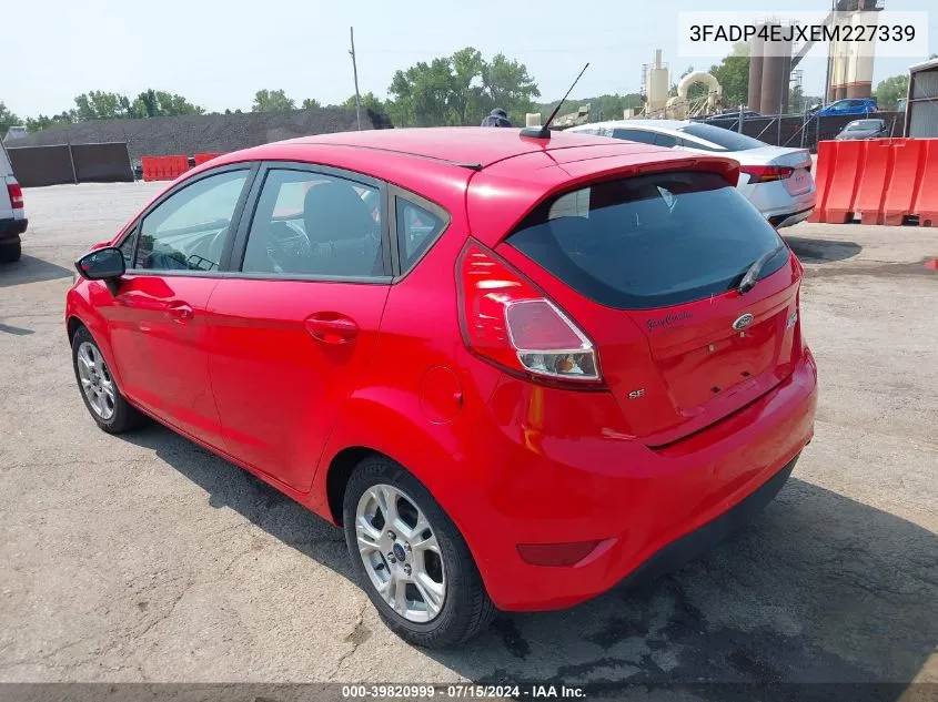 3FADP4EJXEM227339 2014 Ford Fiesta Se