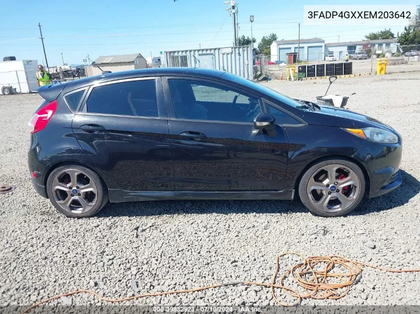 2014 Ford Fiesta St VIN: 3FADP4GXXEM203642 Lot: 39832923