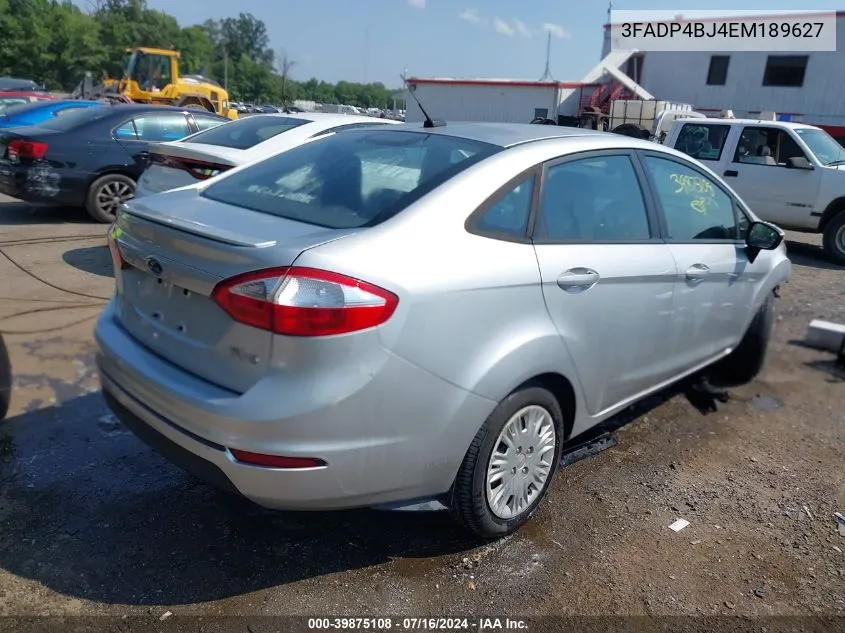 3FADP4BJ4EM189627 2014 Ford Fiesta Se