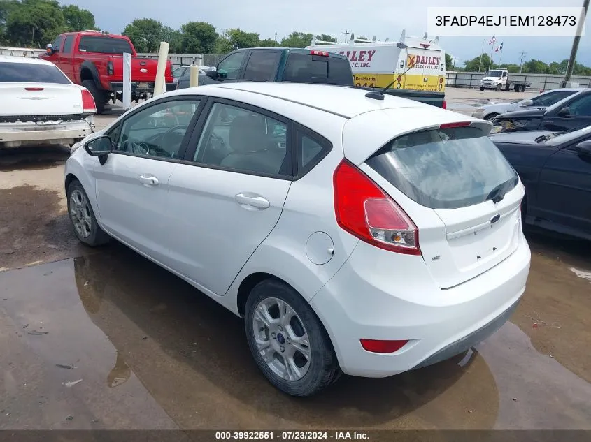 2014 Ford Fiesta Se VIN: 3FADP4EJ1EM128473 Lot: 39922551