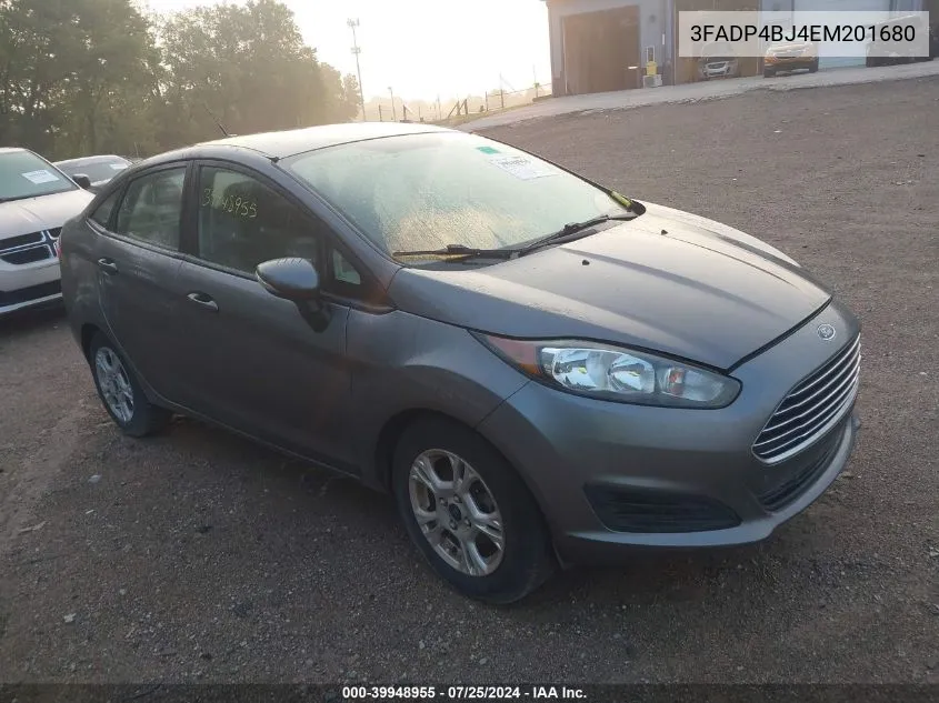 2014 Ford Fiesta Se VIN: 3FADP4BJ4EM201680 Lot: 39948955