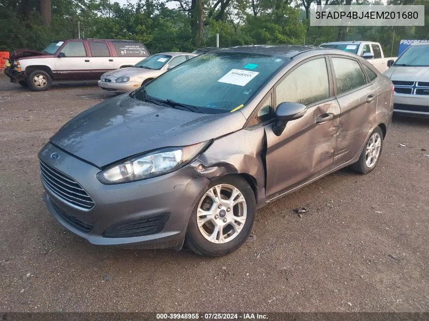 2014 Ford Fiesta Se VIN: 3FADP4BJ4EM201680 Lot: 39948955