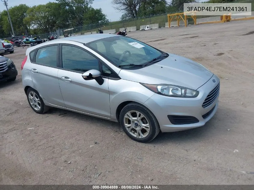 2014 Ford Fiesta Se VIN: 3FADP4EJ7EM241361 Lot: 39984889