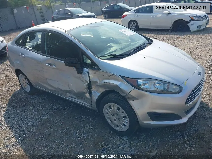 3FADP4AJ0EM142791 2014 Ford Fiesta S