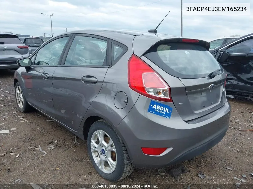 3FADP4EJ3EM165234 2014 Ford Fiesta Se