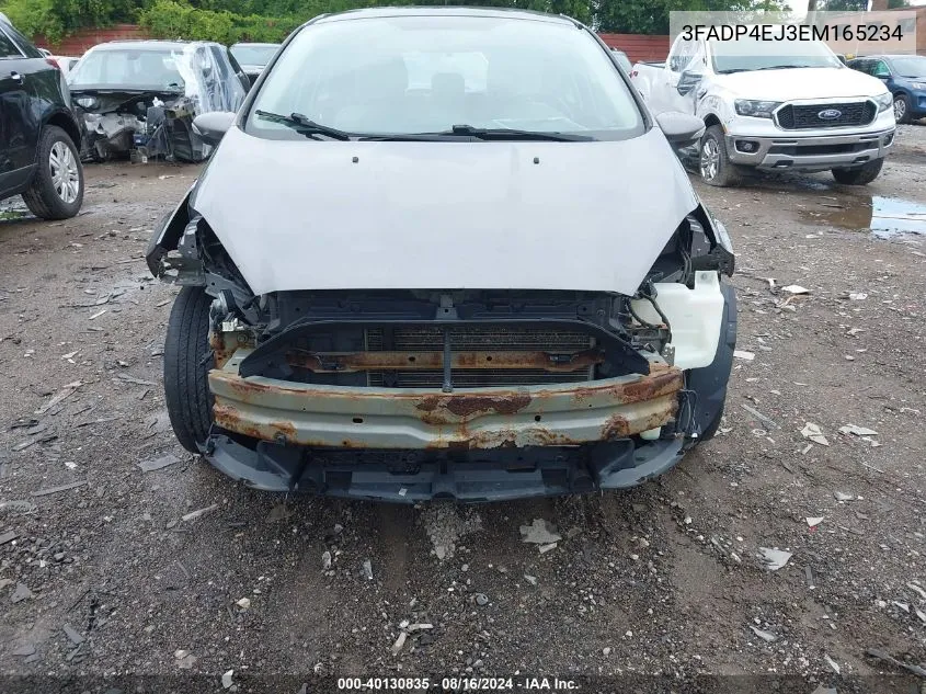 2014 Ford Fiesta Se VIN: 3FADP4EJ3EM165234 Lot: 40130835