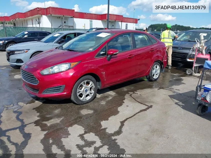 2014 Ford Fiesta Se VIN: 3FADP4BJ4EM130979 Lot: 40142486