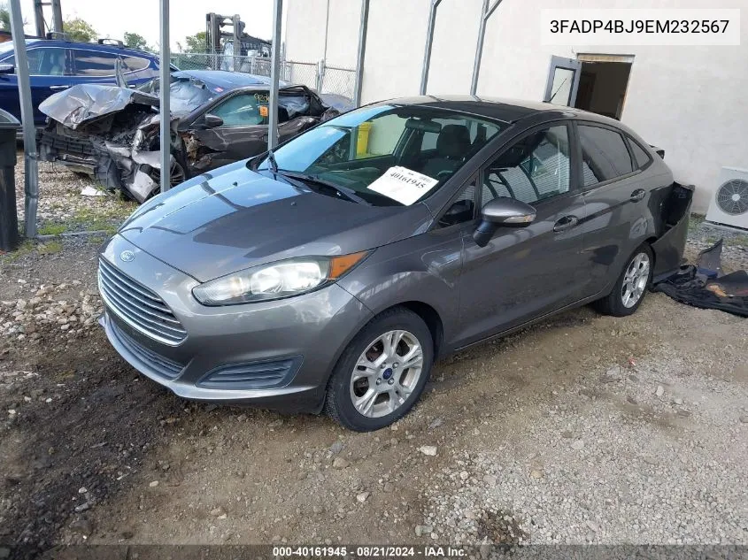 2014 Ford Fiesta Se VIN: 3FADP4BJ9EM232567 Lot: 40161945