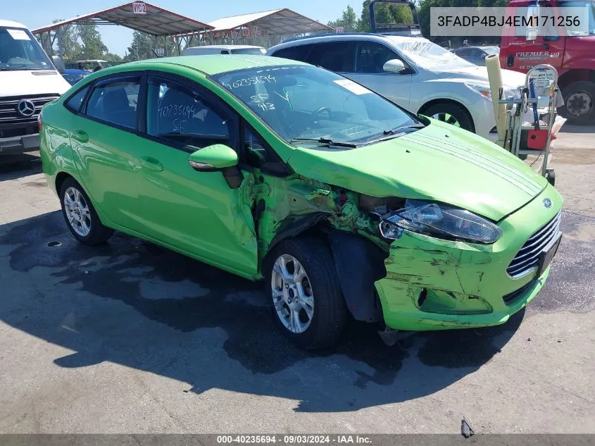 2014 Ford Fiesta Se VIN: 3FADP4BJ4EM171256 Lot: 40235694