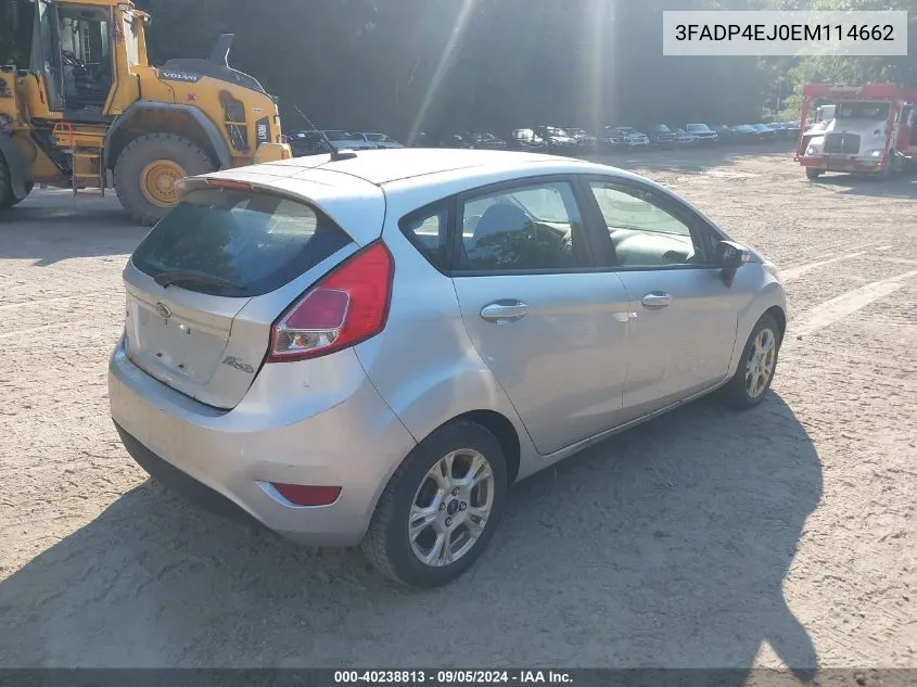 3FADP4EJ0EM114662 2014 Ford Fiesta Se