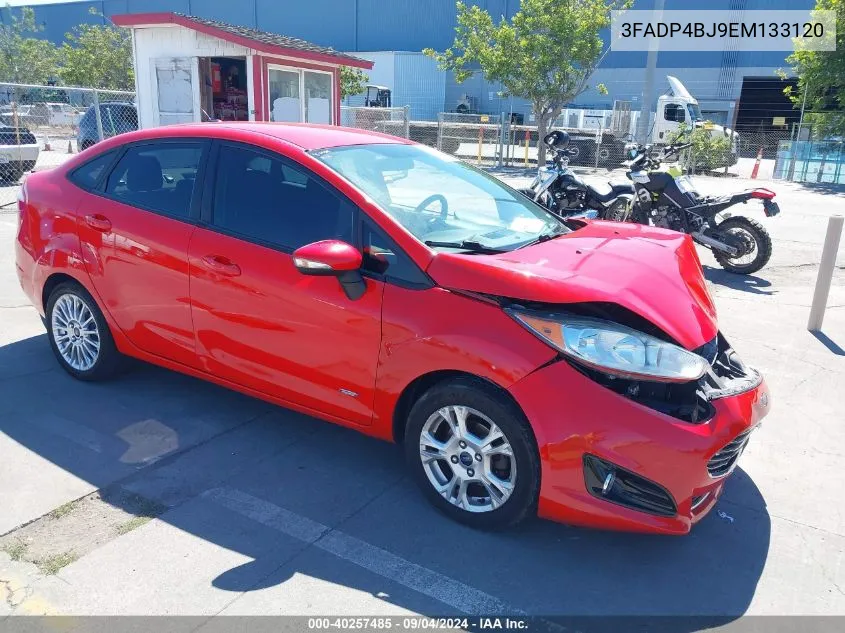 2014 Ford Fiesta Se VIN: 3FADP4BJ9EM133120 Lot: 40257485