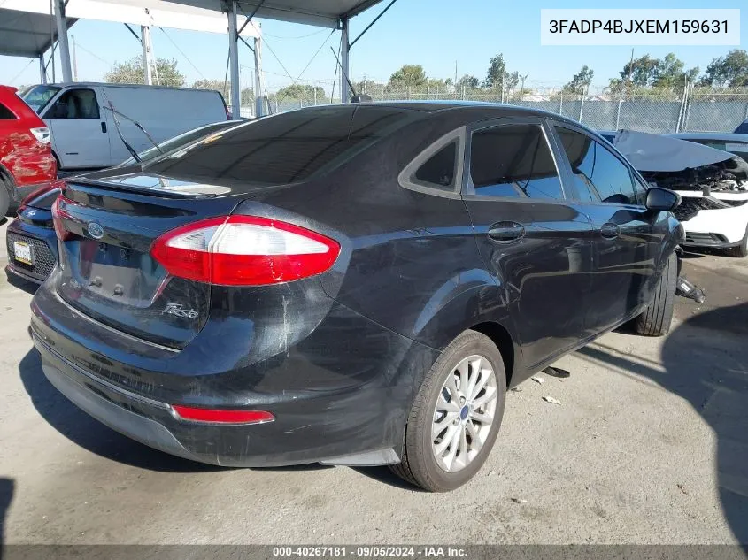 2014 Ford Fiesta Se VIN: 3FADP4BJXEM159631 Lot: 40267181