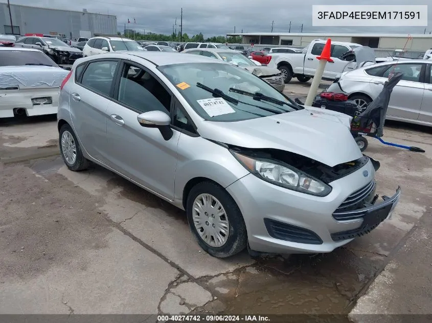 2014 Ford Fiesta Se VIN: 3FADP4EE9EM171591 Lot: 40274742