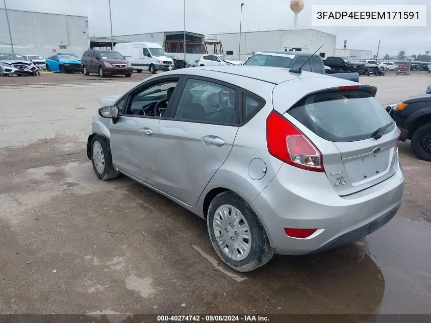 2014 Ford Fiesta Se VIN: 3FADP4EE9EM171591 Lot: 40274742