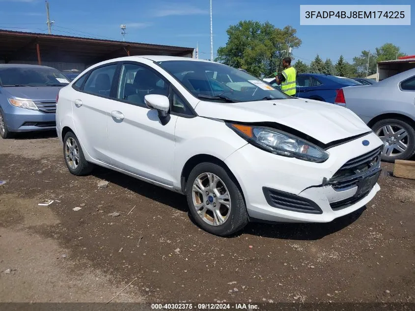 2014 Ford Fiesta Se VIN: 3FADP4BJ8EM174225 Lot: 40302375