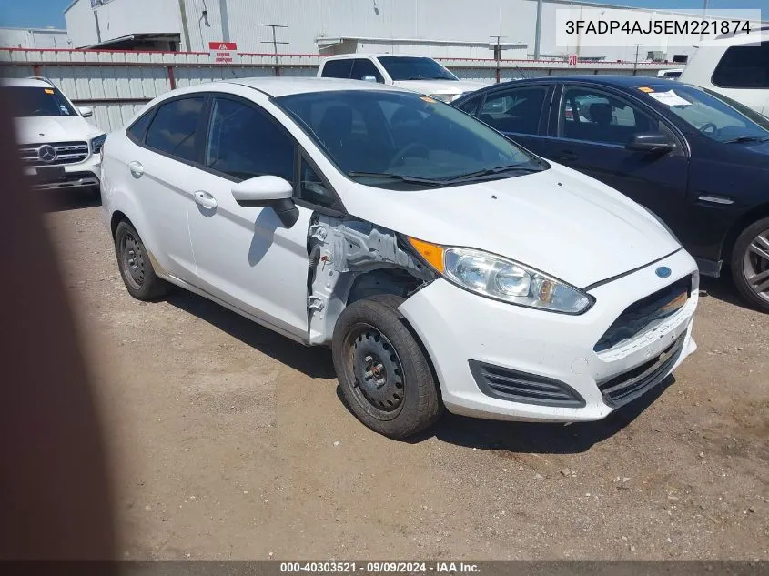 3FADP4AJ5EM221874 2014 Ford Fiesta S