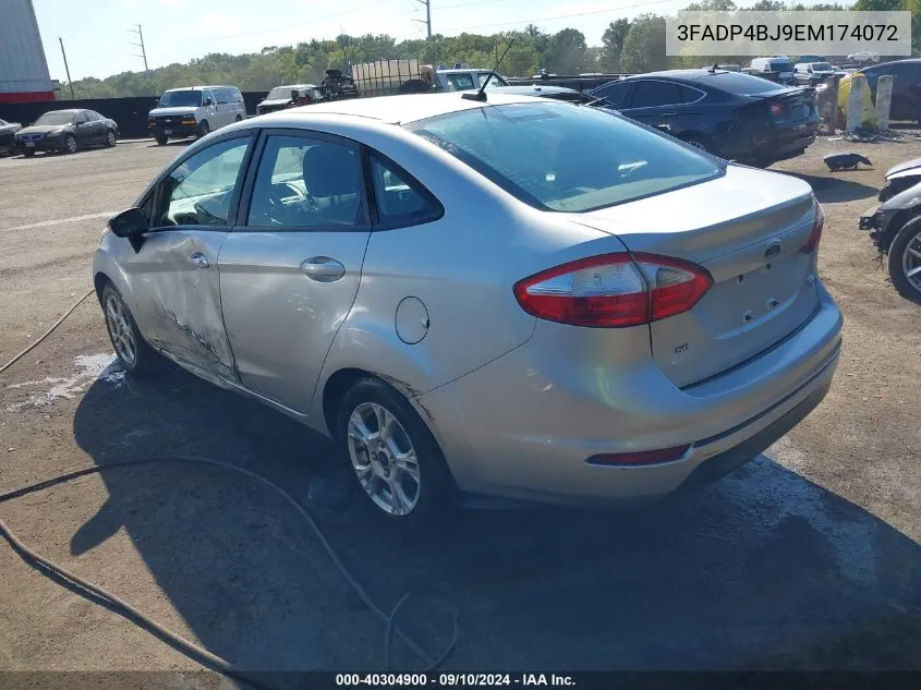 2014 Ford Fiesta Se VIN: 3FADP4BJ9EM174072 Lot: 40304900