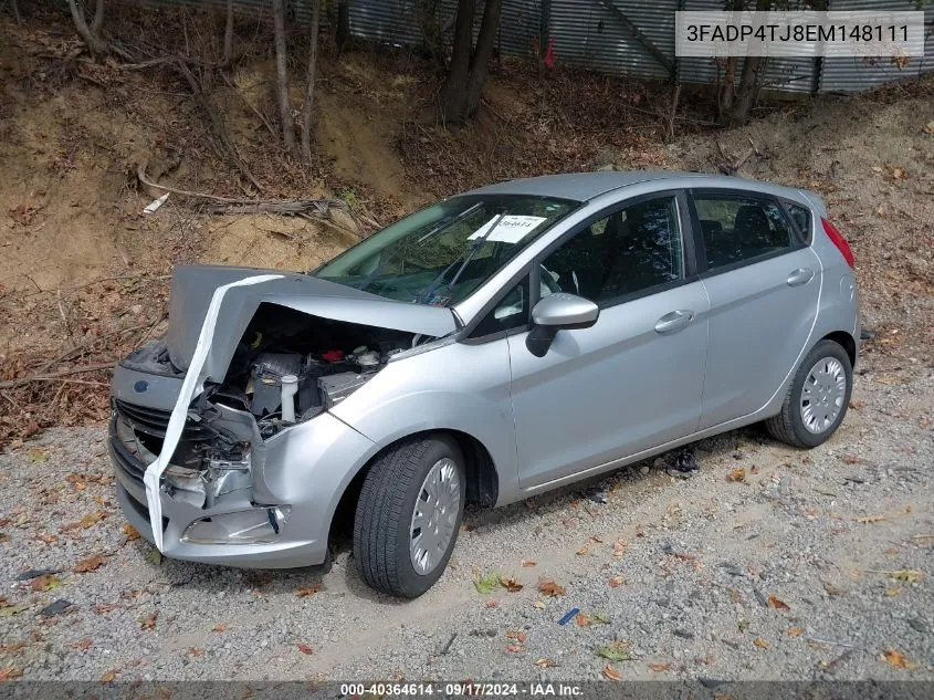 3FADP4TJ8EM148111 2014 Ford Fiesta S