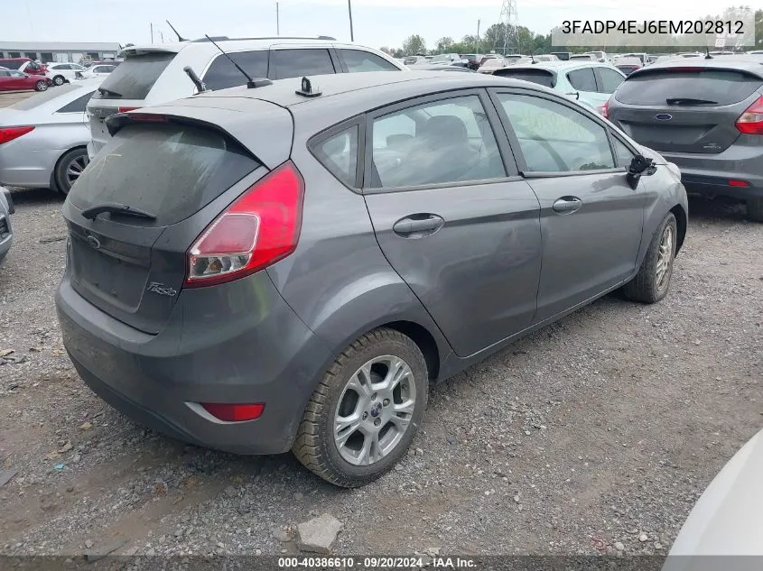 3FADP4EJ6EM202812 2014 Ford Fiesta Se