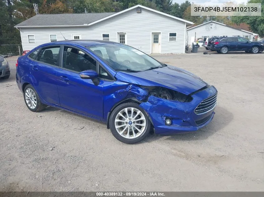 3FADP4BJ5EM102138 2014 Ford Fiesta Se