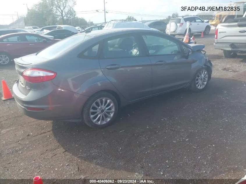 3FADP4BJ9EM182835 2014 Ford Fiesta Se