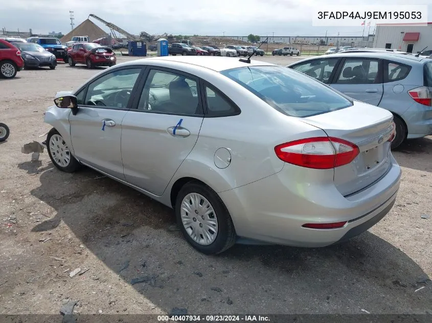 3FADP4AJ9EM195053 2014 Ford Fiesta S