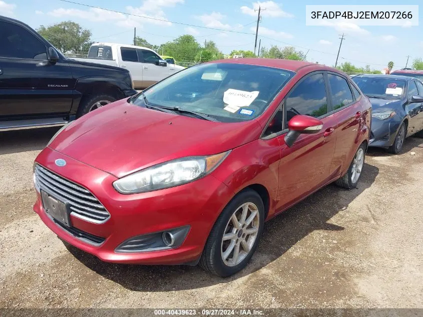 2014 Ford Fiesta Se VIN: 3FADP4BJ2EM207266 Lot: 40439623