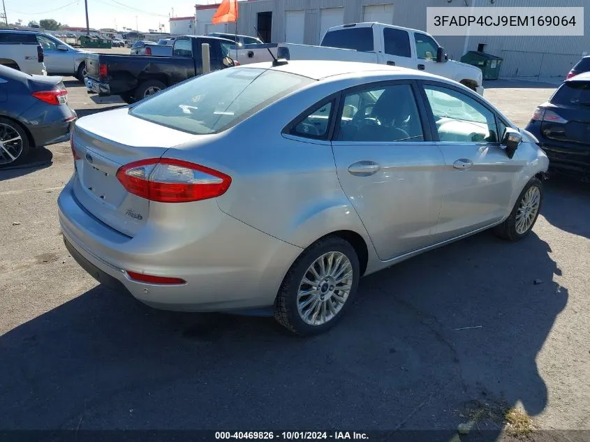 2014 Ford Fiesta Titanium VIN: 3FADP4CJ9EM169064 Lot: 40469826