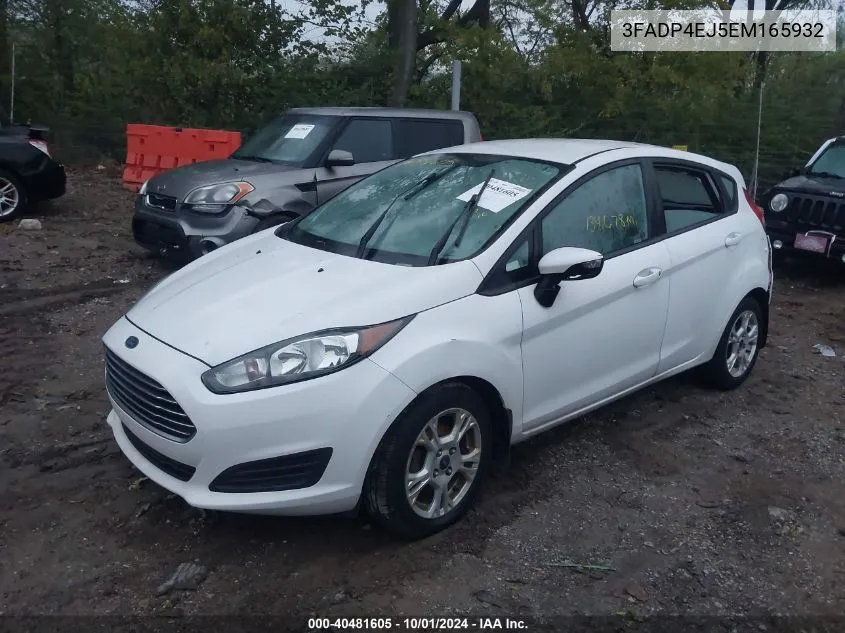 2014 Ford Fiesta Se VIN: 3FADP4EJ5EM165932 Lot: 40481605