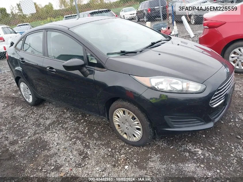 2014 Ford Fiesta S VIN: 3FADP4AJ6EM225559 Lot: 40482953