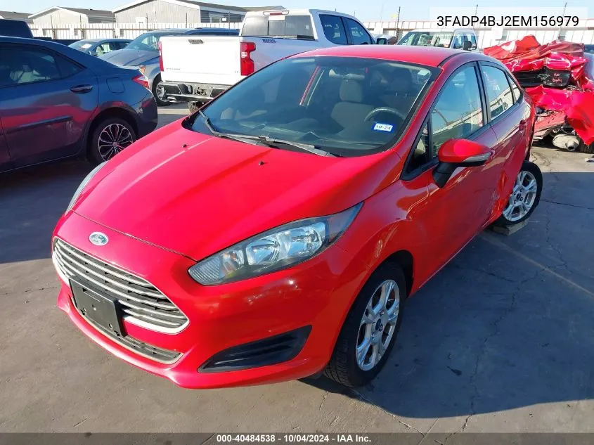 2014 Ford Fiesta Se VIN: 3FADP4BJ2EM156979 Lot: 40484538