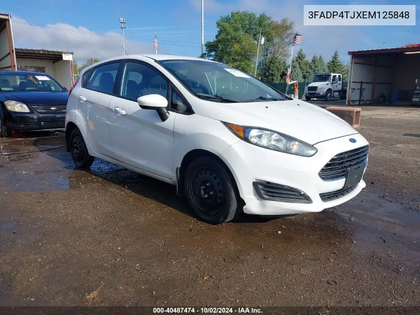 2014 Ford Fiesta S VIN: 3FADP4TJXEM125848 Lot: 40487474