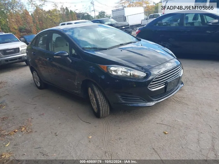 2014 Ford Fiesta Se VIN: 3FADP4BJ9EM105866 Lot: 40508178