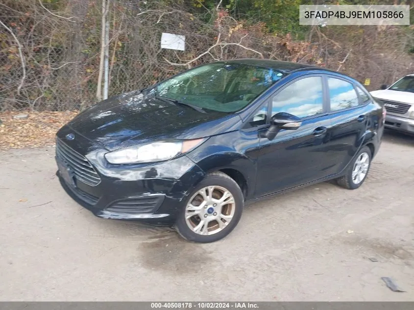 2014 Ford Fiesta Se VIN: 3FADP4BJ9EM105866 Lot: 40508178