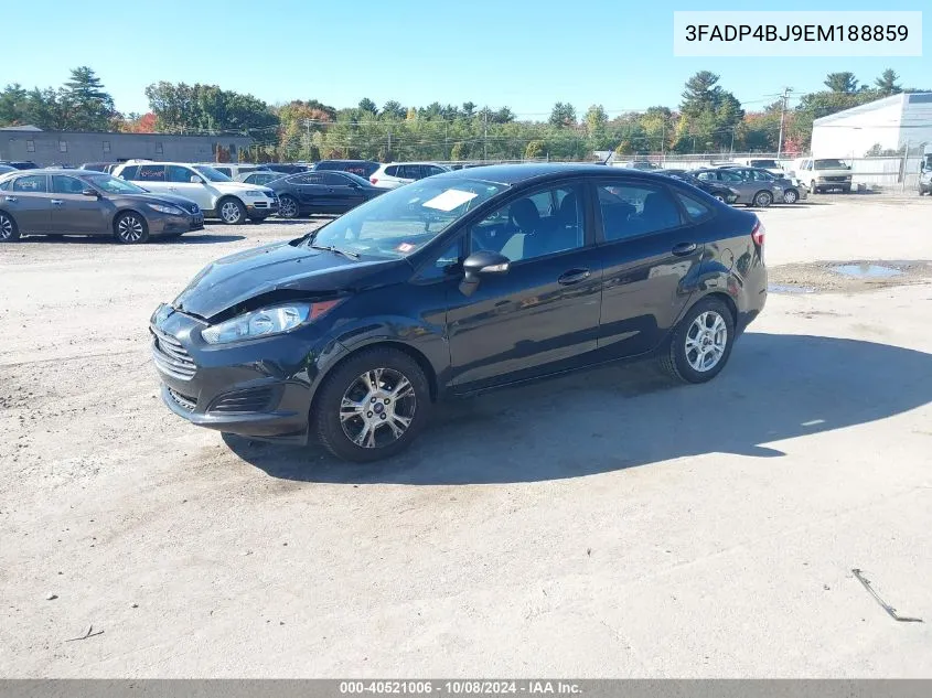 2014 Ford Fiesta Se VIN: 3FADP4BJ9EM188859 Lot: 40521006