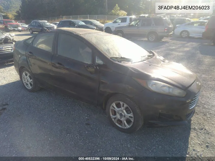 2014 Ford Fiesta Se VIN: 3FADP4BJ4EM206023 Lot: 40532396