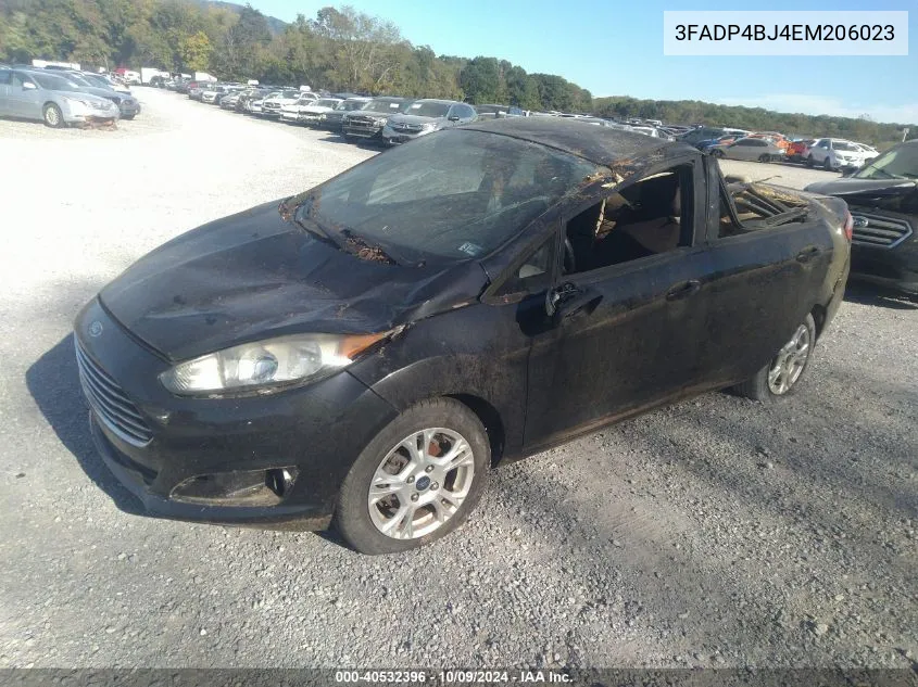 2014 Ford Fiesta Se VIN: 3FADP4BJ4EM206023 Lot: 40532396