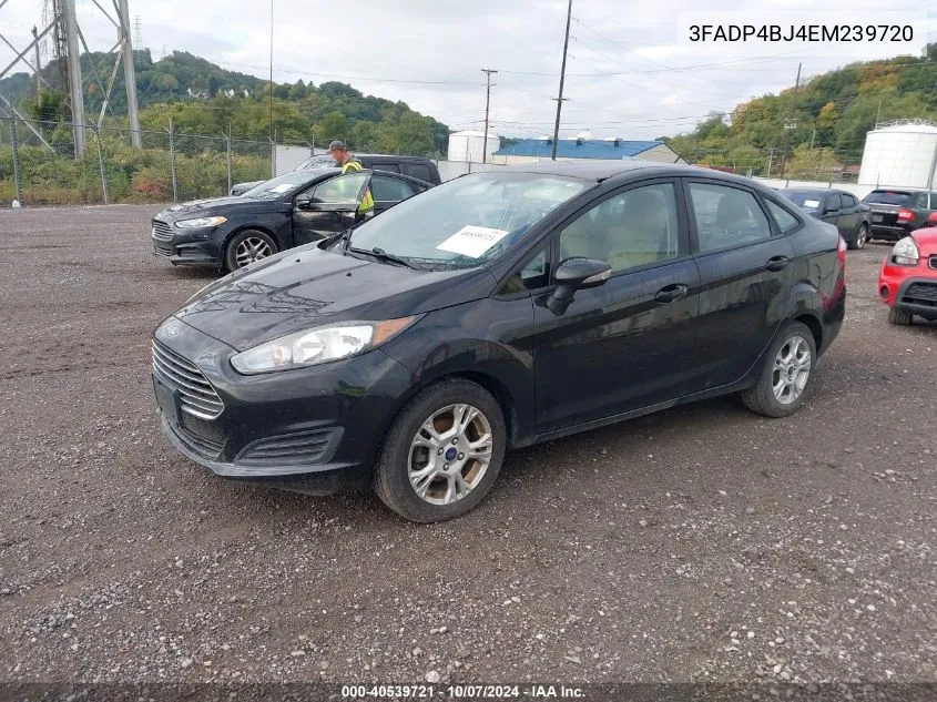 2014 Ford Fiesta Se VIN: 3FADP4BJ4EM239720 Lot: 40539721