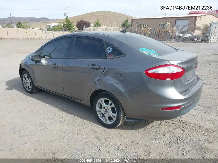 3FADP4BJ7EM212236 2014 Ford Fiesta Se