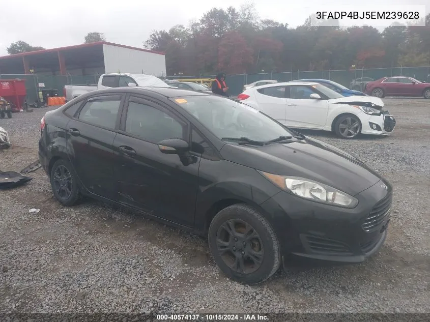 2014 Ford Fiesta Se VIN: 3FADP4BJ5EM239628 Lot: 40574137