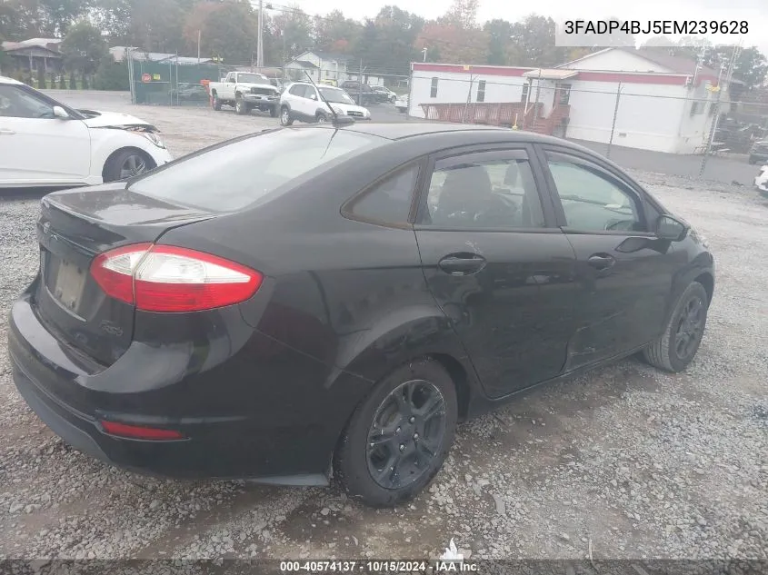 2014 Ford Fiesta Se VIN: 3FADP4BJ5EM239628 Lot: 40574137