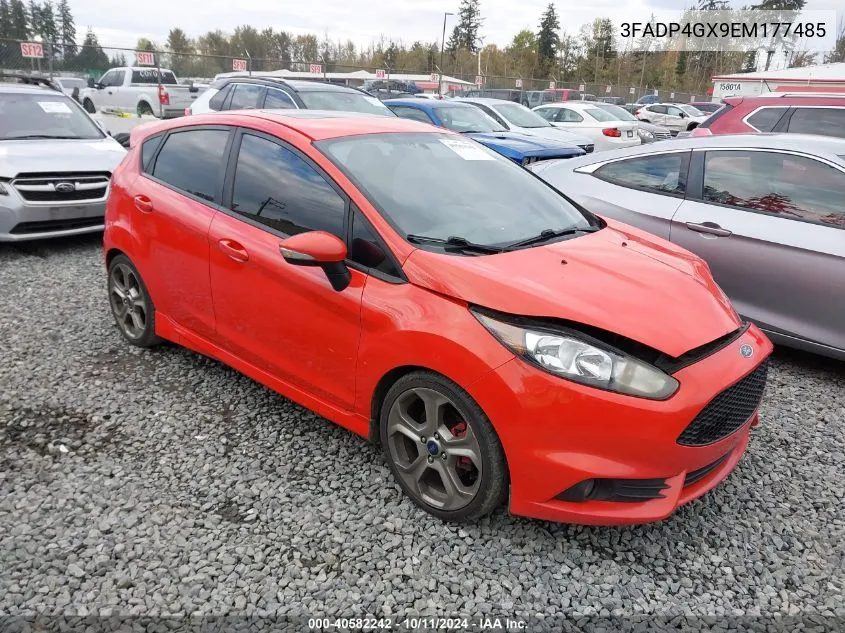 2014 Ford Fiesta St VIN: 3FADP4GX9EM177485 Lot: 40582242