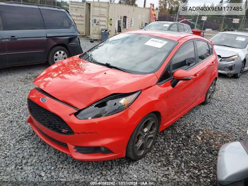 2014 Ford Fiesta St VIN: 3FADP4GX9EM177485 Lot: 40582242