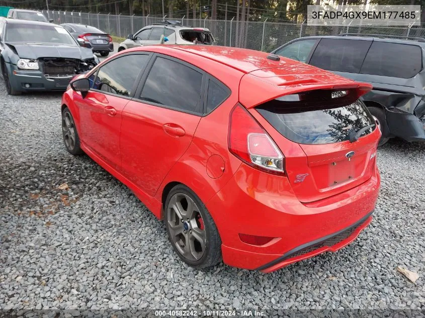 2014 Ford Fiesta St VIN: 3FADP4GX9EM177485 Lot: 40582242