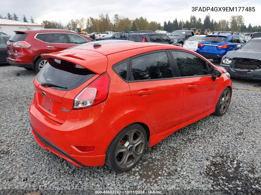 2014 Ford Fiesta St VIN: 3FADP4GX9EM177485 Lot: 40582242